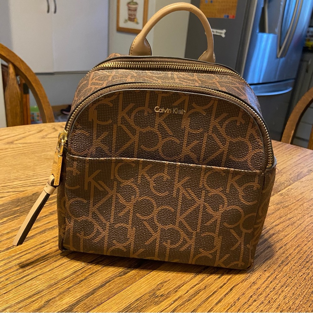 Calvin Klein Brown Mini Backpack
